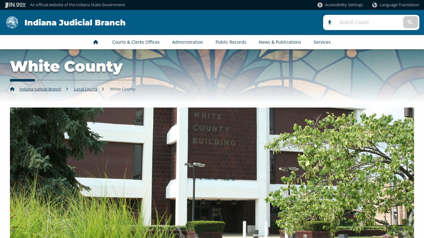 Indiana Judicial Branch: White County - Courts